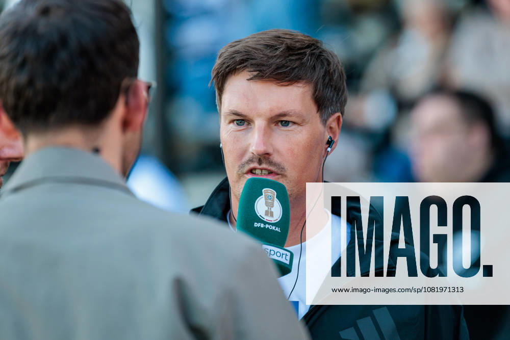 Merlin Polzin, Hamburger SV Coach, in an interview on Sky Sport GER, SC Verl vs. Hamburger SV, Soccer, DFB Cup, 1st Round, 2026–2027 Season, August 24, 2026 DFL regulations prohibit any use of photographs as image sequences and or quasi-video GER, SC Verl vs. Hamburger SV, soccer, DFB Cup, Round 1, 2026–2027 season, August 24, 2026 Verl