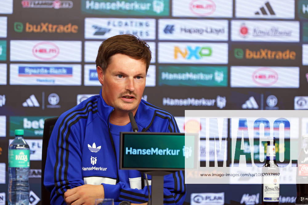 Bundesliga Matchday 1: Borussia Dortmund vs. Hamburger SV, August 27, 2026—Pre-game press conference with Hamburger SV coach Merlin Polzin