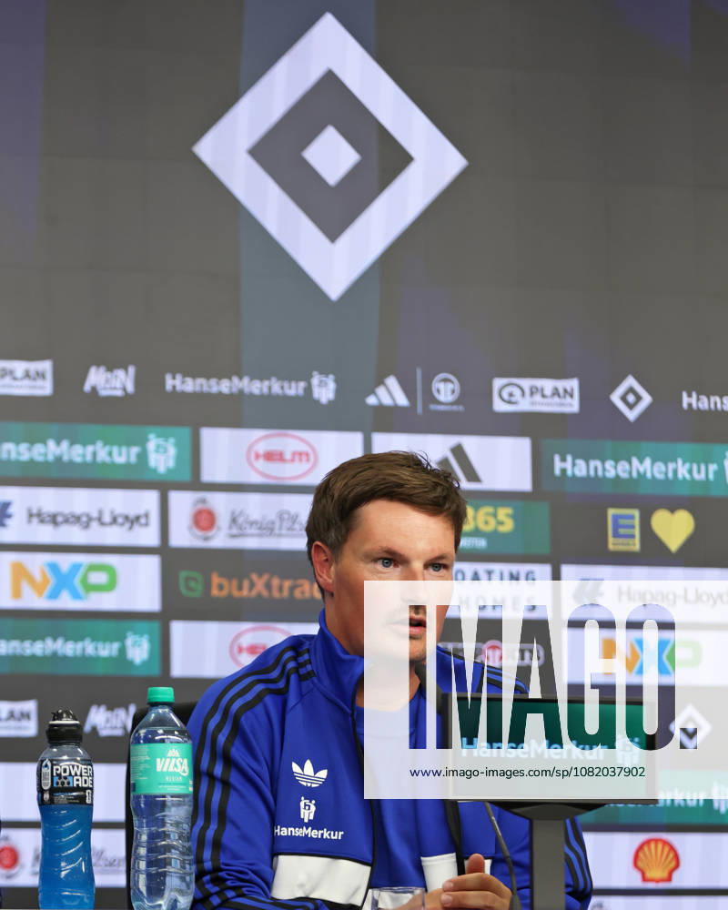 Bundesliga Matchday 1: Borussia Dortmund vs. Hamburger SV, August 27, 2026—Pre-game press conference with Hamburger SV coach Merlin Polzin