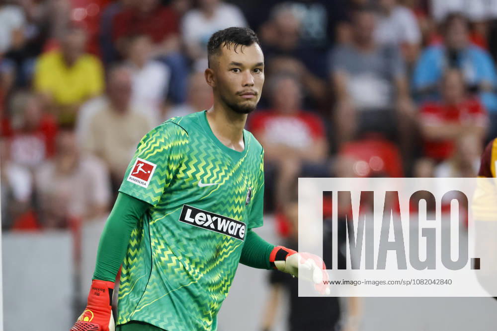 Mio Backhaus, SC Freiburg, 01, Germany, Soccer, UEFA Conference League, Playoffs, 2026–2027, SC Freiburg vs. Motherwell FC, August 27, 2026, Freiburg im Breisgau, Europa-Park Stadium, Germany