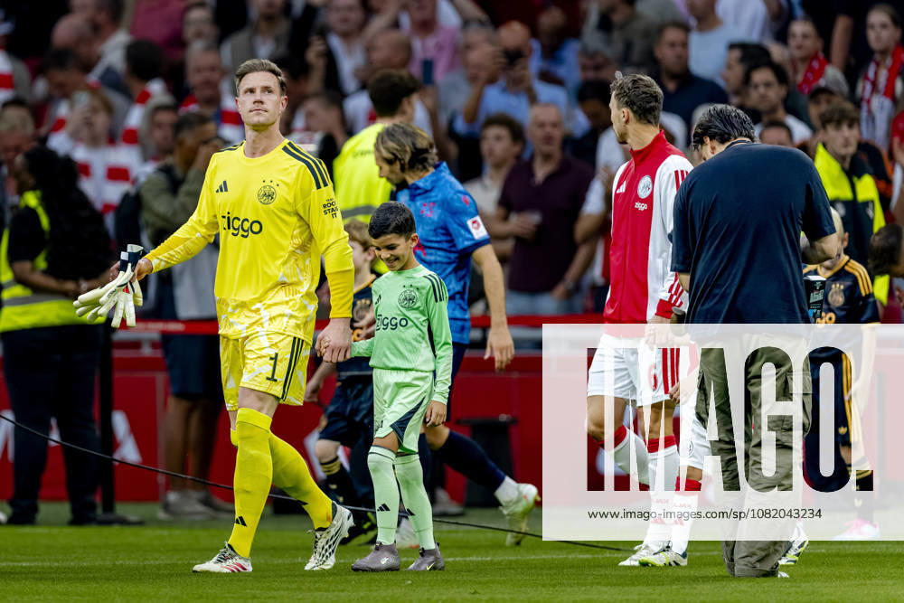 AMSTERDAM: AFC Ajax Amsterdam goalkeeper Marc ter Stegen during the UEFA Conference League at the Johan Cruijff ArenA on August 27, 2026, in Amsterdam, the Netherlands. Photo by DeFodi Images