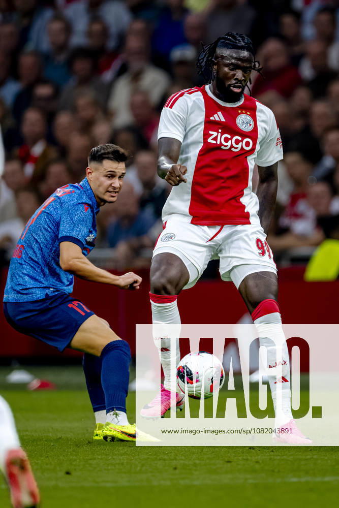 AMSTERDAM: AFC Ajax Amsterdam forward Toluwalase Arokodare during the UEFA Conference League at the Johan Cruijff ArenA on August 27, 2026, in Amsterdam, the Netherlands. Photo by DeFodi Images