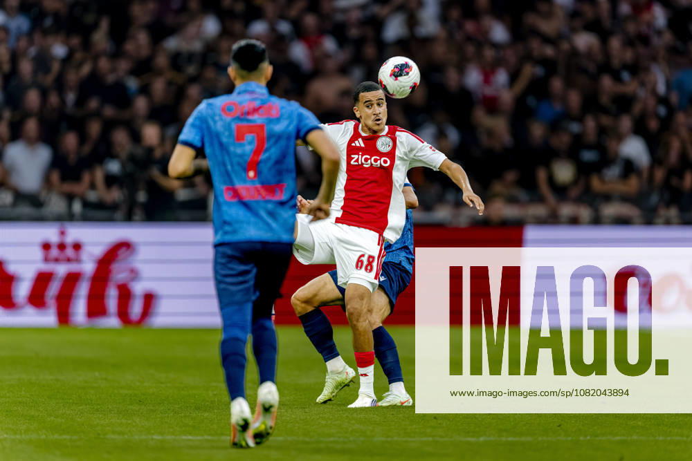 AMSTERDAM: AFC Ajax Amsterdam midfielder Abdellah Ouazane during the UEFA Conference League at the Johan Cruijff ArenA on August 27, 2026, in Amsterdam, the Netherlands. Photo by DeFodi Images