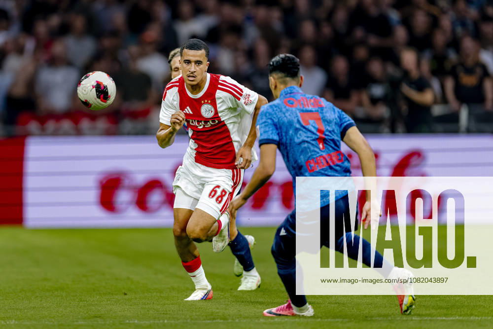AMSTERDAM: AFC Ajax Amsterdam midfielder Abdellah Ouazane during the UEFA Conference League at the Johan Cruijff ArenA on August 27, 2026, in Amsterdam, the Netherlands. Photo by DeFodi Images