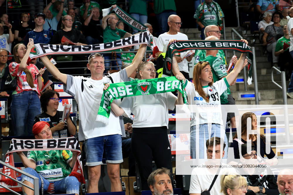 GER Germany, Handball, 1st Bundesliga, August 27, 2026, 2026–2027 Season, Berlin, Fuechse Berlin vs. Melsungen, Fuechse Fans, Berlin, Max Schmeling Hall, Berlin, Germany
