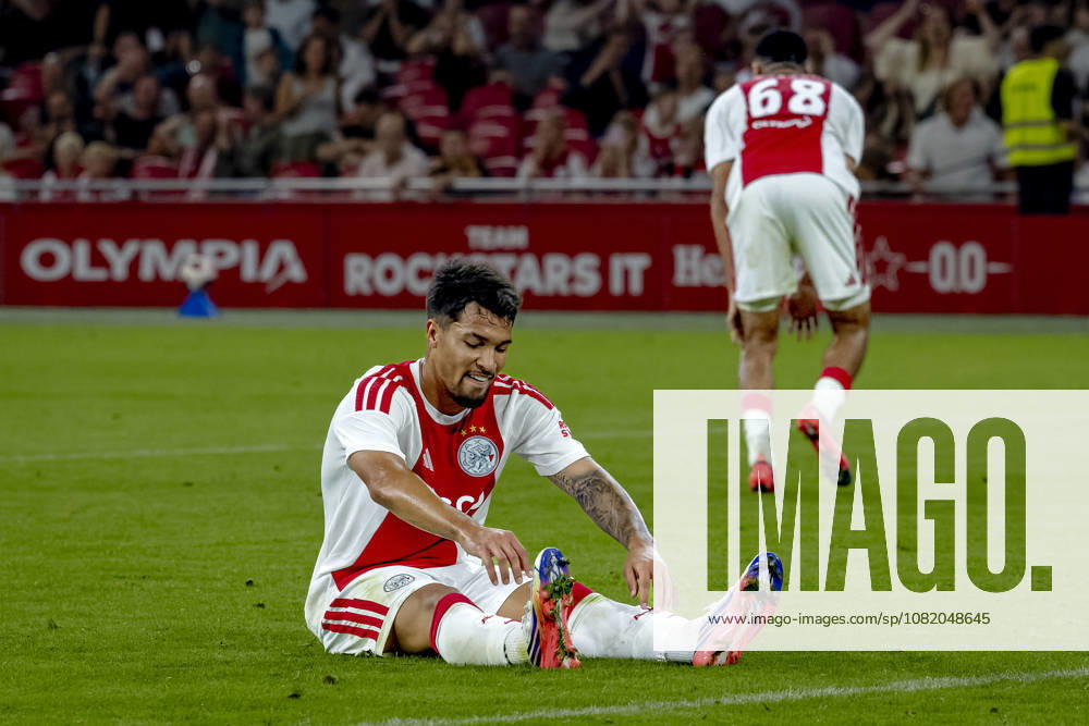 AMSTERDAM: AFC Ajax Amsterdam forward Marcos Leonardo during the UEFA Conference League at the Johan Cruijff ArenA on August 27, 2026, in Amsterdam, the Netherlands. Photo by DeFodi Images