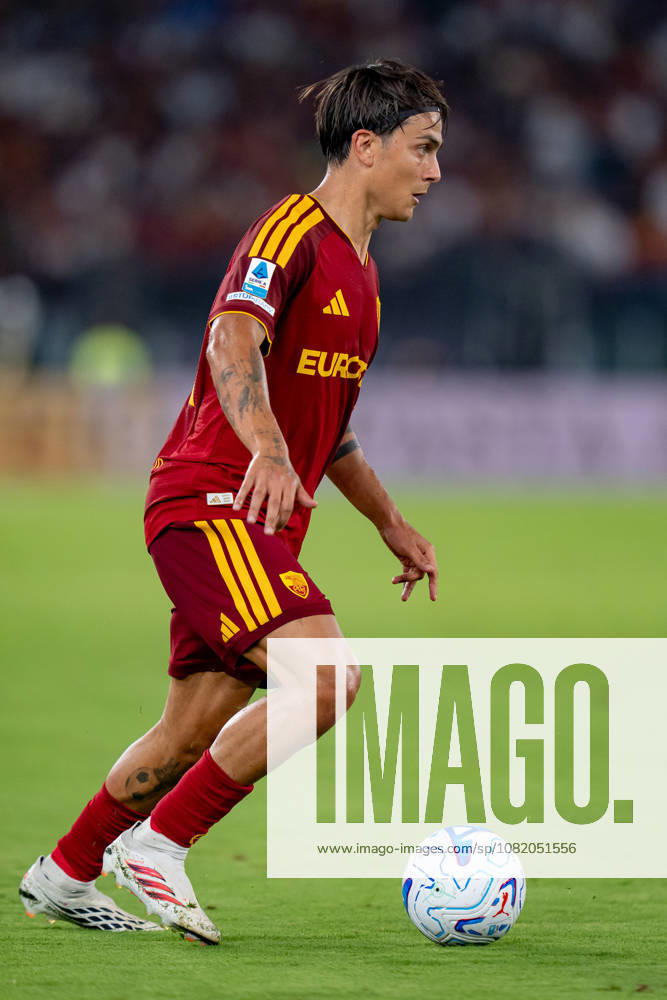 Paulo Dybala of AS Roma in action during the Serie A match between AS Roma and ACF Fiorentina at Stadio Olimpico Rome Italy on 24 August 2026. Rome Stadio Olimpico Rome Italy