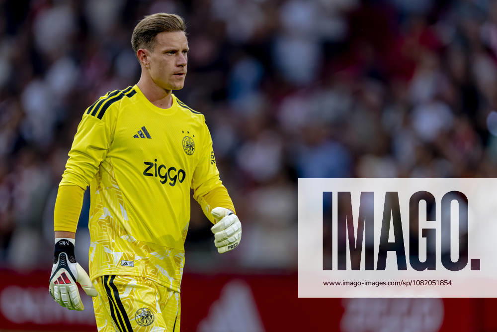 AMSTERDAM: AFC Ajax Amsterdam goalkeeper Marc ter Stegen during the UEFA Conference League at the Johan Cruijff ArenA on August 27, 2026, in Amsterdam, the Netherlands. Photo by DeFodi Images