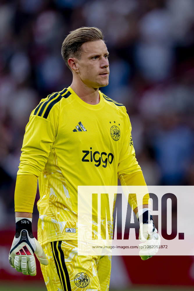 AMSTERDAM: AFC Ajax Amsterdam goalkeeper Marc ter Stegen during the UEFA Conference League at the Johan Cruijff ArenA on August 27, 2026, in Amsterdam, the Netherlands. Photo by DeFodi Images
