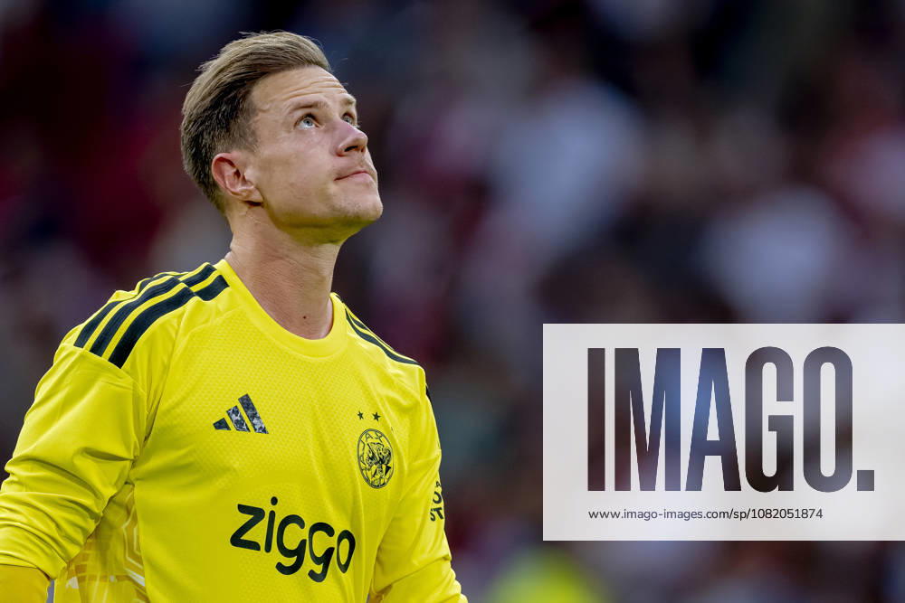 AMSTERDAM: AFC Ajax Amsterdam goalkeeper Marc ter Stegen during the UEFA Conference League at the Johan Cruijff ArenA on August 27, 2026, in Amsterdam, the Netherlands. Photo by DeFodi Images