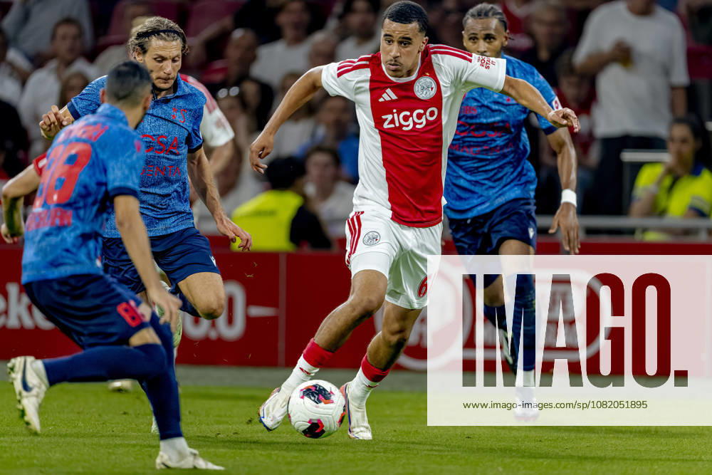 AMSTERDAM: AFC Ajax Amsterdam midfielder Abdellah Ouazane during the UEFA Conference League at the Johan Cruijff ArenA on August 27, 2026, in Amsterdam, the Netherlands. Photo by DeFodi Images
