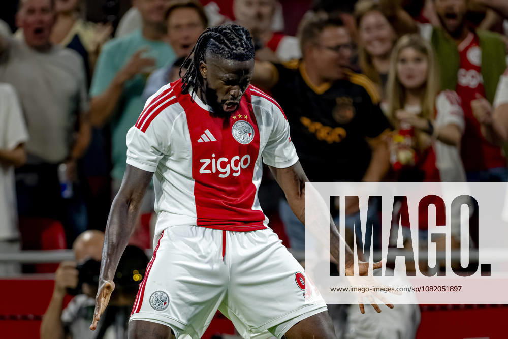 AMSTERDAM: AFC Ajax Amsterdam forward Toluwalase Arokodare during the UEFA Conference League at the Johan Cruijff ArenA on August 27, 2026, in Amsterdam, the Netherlands. Photo by DeFodi Images