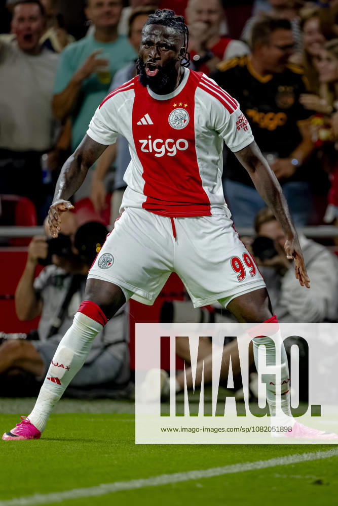 AMSTERDAM: AFC Ajax Amsterdam forward Toluwalase Arokodare during the UEFA Conference League at the Johan Cruijff ArenA on August 27, 2026, in Amsterdam, the Netherlands. Photo by DeFodi Images