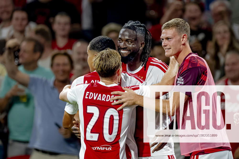 AMSTERDAM: AFC Ajax Amsterdam forward Toluwalase Arokodare during the UEFA Conference League at the Johan Cruijff ArenA on August 27, 2026, in Amsterdam, the Netherlands. Photo by DeFodi Images