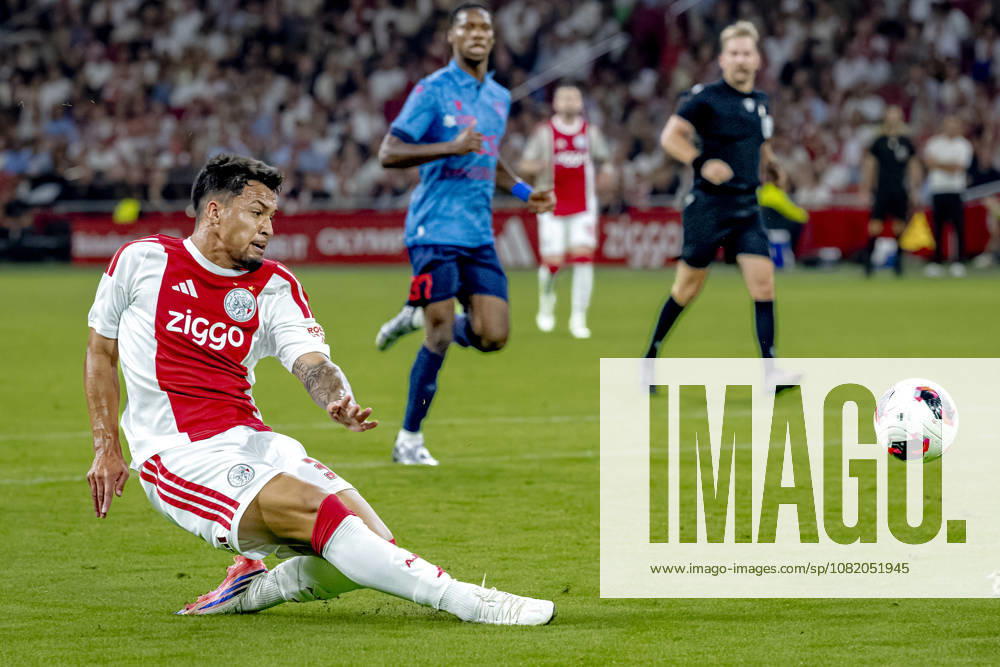 AMSTERDAM: AFC Ajax Amsterdam forward Marcos Leonardo during the UEFA Conference League at the Johan Cruijff ArenA on August 27, 2026, in Amsterdam, the Netherlands. Photo by DeFodi Images