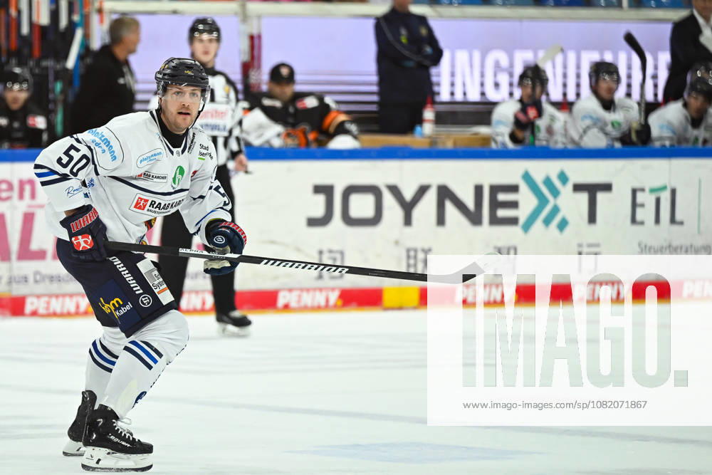 Peter Spornberger, Iserlohn Roosters, 50; Iserlohn Roosters vs. Grizzlys Wolfsburg, SACHSENLOTTO Cup 2026, August 28, 2026; Iserlohn Roosters vs. Grizzlys Wolfsburg, SACHSENLOTTO Cup 2026, August 28, 2026, Dresden