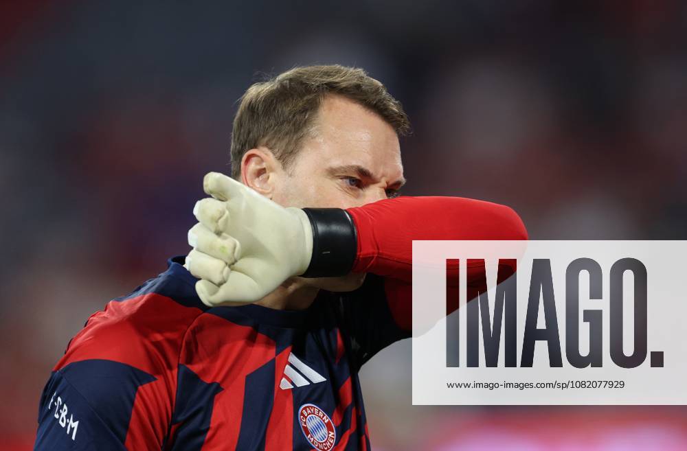 GER, Soccer, Men s, Bundesliga 1, 2026–2027 Season, Matchday 1, FC Bayern Munich vs. VfB Stuttgart Feature Highlights Goalkeeper Manuel Neuer FC Bayern Munich 01 DFB DFL regulations prohibit any use of photographs as image sequences and or quasi-video Munich Allianz Arena Bayern Germany