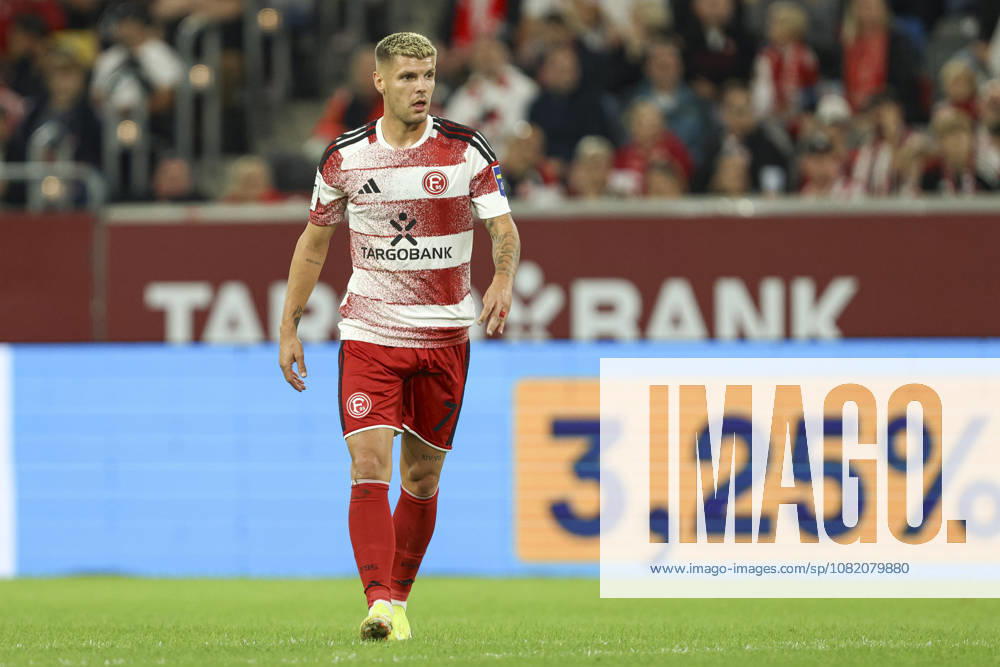 Erik Wekesser of Fortuna Düsseldorf watches during the 3. Liga match between Fortuna Düsseldorf and VfB Stuttgart II at the Merkur Spiel Arena on August 28, 2026, in Düsseldorf, Germany. Photo by Oliver Kaelke, DeFodi Images. Erik Wekesser of Fortuna Düsseldorf looks on during the 3. Liga match between Fortuna Düsseldorf and VfB Stuttgart II at Merkur Spiel Arena on August 28, 2026 in Düsseldorf, Germany Photo by Oliver Kaelke DeFodi Images DFB and DFL regulations prohibit any use of photographs as image sequences and or quasi-video Photo by Oliver Kaelke DeFodi Images