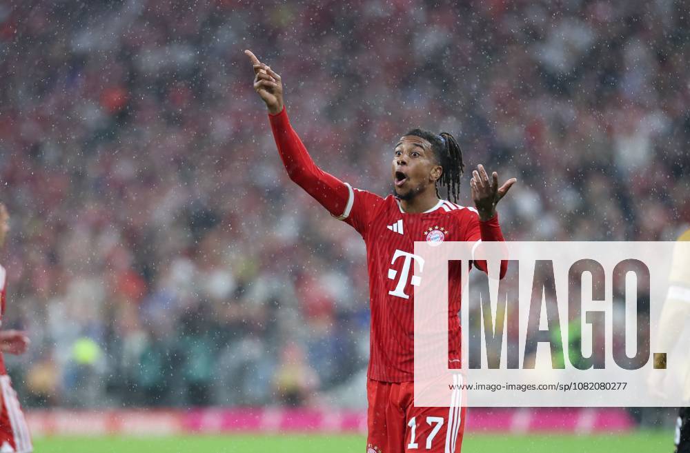 GER, Soccer, Men s, Bundesliga 1, 2026–2027 Season, Matchday 1, FC Bayern Munich vs. VfB Stuttgart Michael Olise FC Bayern Munich 17 claims DFB and DFL regulations prohibit any use of photographs as image sequences and or quasi-video Munich Allianz Arena Bayern Germany