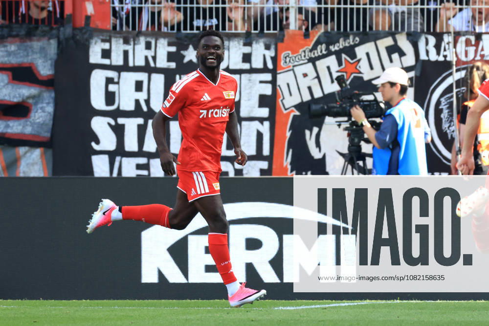 GER, Soccer, Bundesliga 1, 2026–2027, Alte Foersterei, 1. FC Union vs. Eintracht Frankfurt 1–0 (goal by Lucas Tousart), 1. FC Union Berlin, August 29, DFB and DFL regulations prohibit any use of photographs as image sequences and or quasi-video, Berlin, Alte Foersterei Stadium, Berlin, Germany