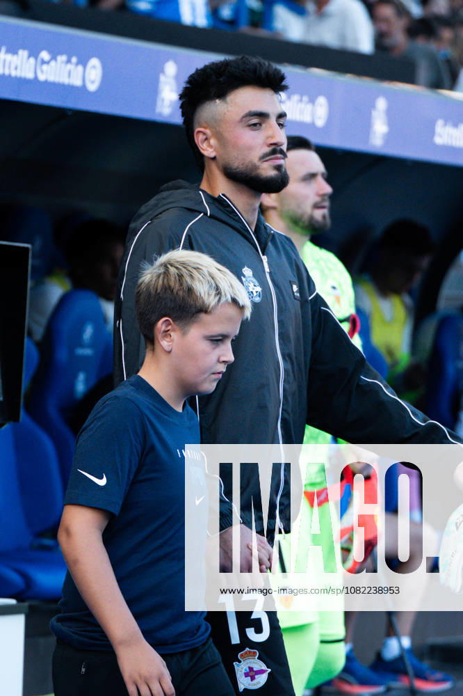 Leo Roman seen during LaLiga EA Sports 2026 27 matchday 3 game between Deportivo de A Coruna and Valencia CF played at ABanca Riazor Stadium in A Coruna (Marta Lopez Ball Raw Images) A Coruna Estadio ABanca Riazor Spain