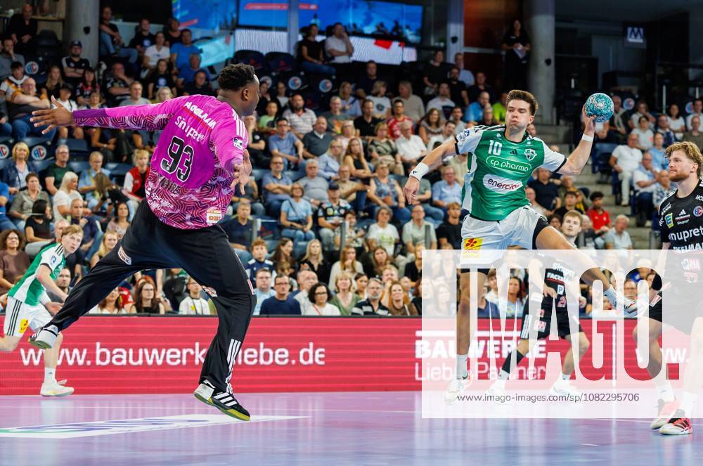 Handball 1st Bundesliga OPEL HBL 2026–2027 Season, Matchday 2: HC Erlangen (Nuremberg Metropolitan Region) vs. HCE TSV Hannover Burgdorf, Die Recken Women s Team, Rubens Pierre 93, HC Erlangen HCE Renars Uscins 10, TSV Hannover Burgdorf