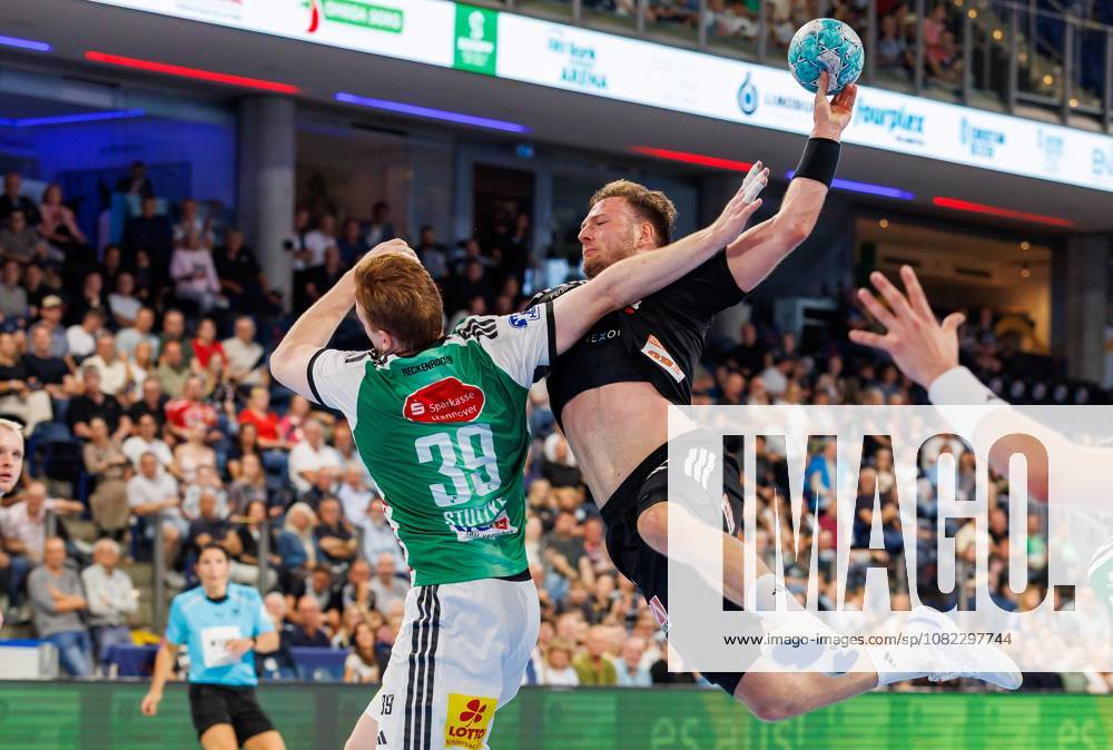 Handball 1st Bundesliga OPEL HBL 2026–2027 Season, Matchday 2: HC Erlangen (Nuremberg Metropolitan Region) vs. HCE TSV Hannover Burgdorf, Die Recken Women s Team, Lukas Stutzke 39, TSV Hannover Burgdorf Frieder Bandlow 2, HC Erlangen HCE
