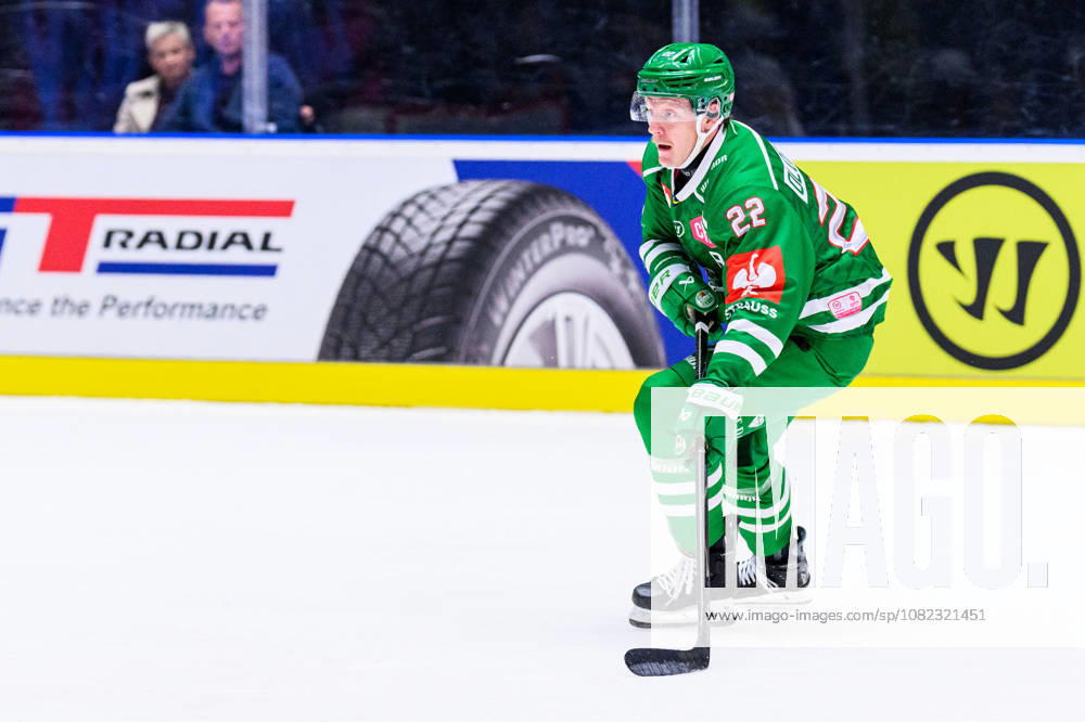 Fredrik Olofsson of Rögle during the CHL game between HC Plzen and Rögle on September 3, 2026 in Plzen. Photo by Mathilda Schuler. BILDBYRAN code MA MA1031 ice hockey CHL Champions Hockey League HC Plzen Rögle Rögle BBENG ice hockey CHL Champions Hockey League HC Plzen Rögle Rögle BBENG