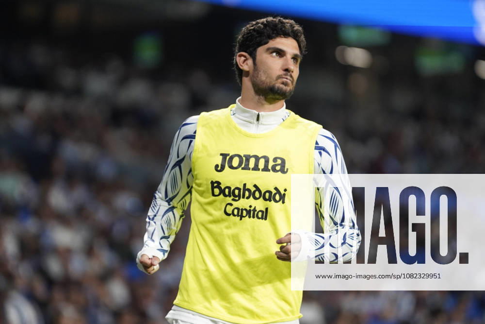 Goncalo Guedes of Real Sociedad seen during LaLiga EA Sports 26 27 game between teams of Real Sociedad and Celta Vigo (Mickael Ducint Ball Raw Images) San Sebastian Estadio Anoeta Spain