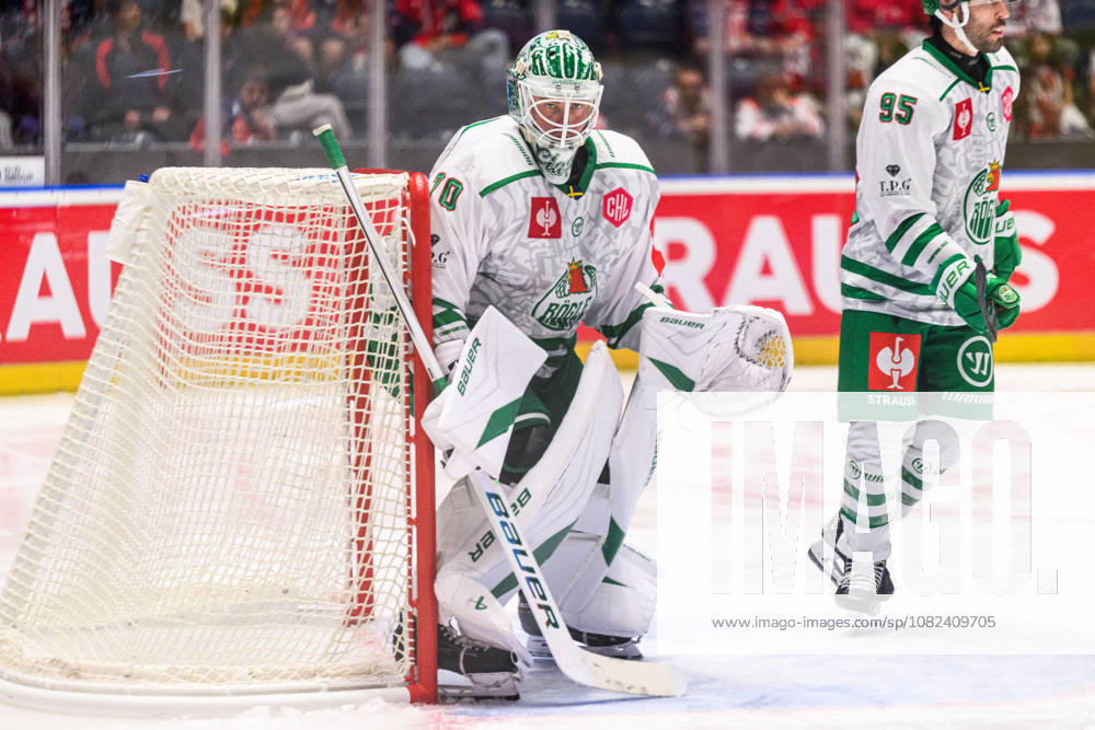 Goaltender Calle Clang of Rögle during the CHL game between Dynamo Pardubice and Rögle on September 5, 2026 in Pardubice. Photo by Mathilda Schuler. BILDBYRAN code MA MA1033 ice hockey CHL Champions Hockey League Dynamo Pardubice Rögle Rögle BBENG ice hockey CHL Champions Hockey League Dynamo Pardubice Rögle Rögle BBENG