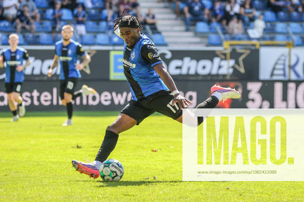 Darnell Keumo, SV Waldhof Mannheim, 17th Soccer 3rd Division, Matchday 4, SV Waldhof Mannheim vs. SC Verl on September 5, 2026, at Carl Benz Stadium in Mannheim, Germany; Carl Benz Stadium, Mannheim, Germany