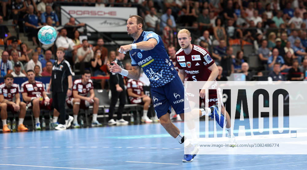 Germany, Stuttgart, Handball: TVB Stuttgart vs. Füchse Berlin, Kai Häfner (TVB)