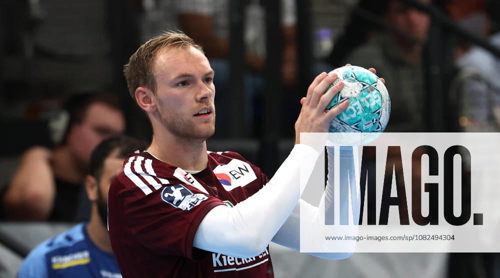 Germany, Stuttgart, Handball: TVB Stuttgart vs. Füchse Berlin, Mathias Gidsel, Berlin