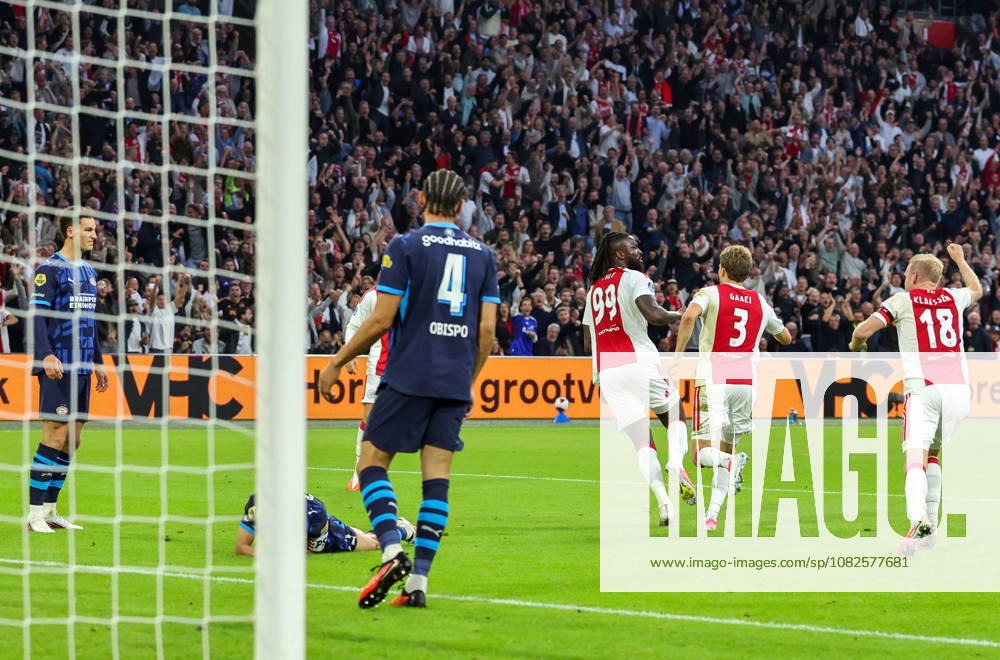 AMSTERDAM AFC Ajax Amsterdam forward Tolu Arokodare scored during the Vriendenloterij Eredivisie match between Ajax and PSV at the Johan Cruijff ArenA on September 5, 2026, in Amsterdam, the Netherlands. PETER LOUS EYE4IMAGES DeFodi Images
