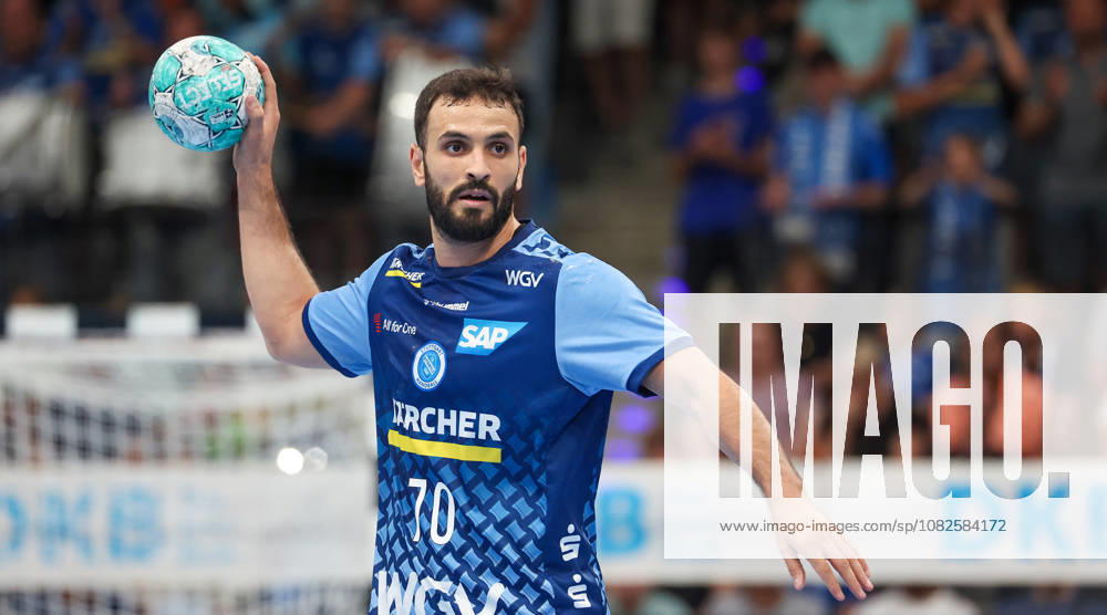 Germany, Stuttgart, Handball: TVB Stuttgart vs. Füchse Berlin, Mohamed Amine Darmoul (TVB)