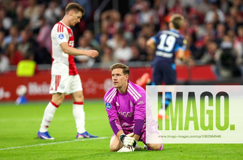 AMSTERDAM AFC Ajax Amsterdam goalkeeper Marc Ter Stegen looks dejected after PSV Eindhoven forward Esmir Bajraktarevic scored during the Vriendenloterij Eredivisie match between Ajax and PSV at the Johan Cruijff ArenA on September 5, 2026, in Amsterdam, Netherlands PETER LOUS EYE4IMAGES DeFodi Images