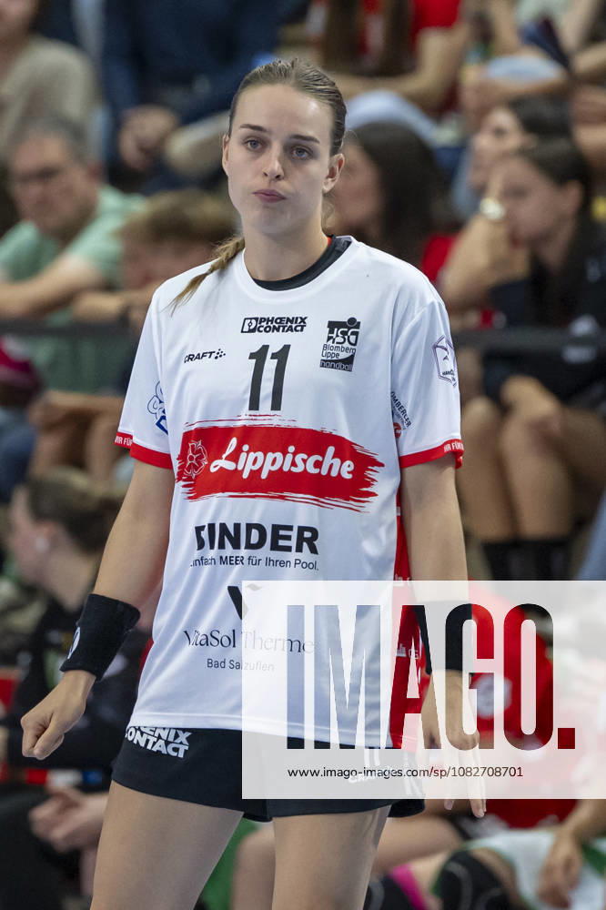 Alsco Women s Handball Bundesliga, 2026–2027 Season: SV Union Halle Neustadt vs. HSG Blomberg Lippe, Halle, Germany, September 9, 2026. Pictured: Isabelle Axmann, Blomberg Halle Saale, SWH Arena, Saxony-Anhalt, Germany