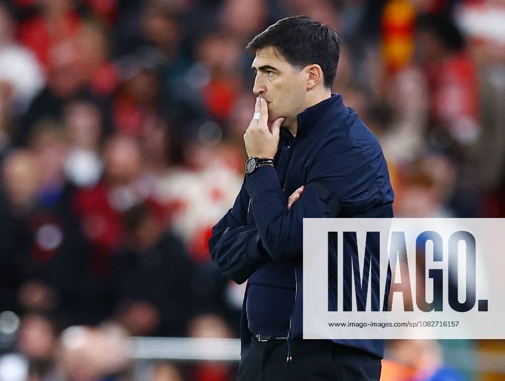 Liverpool manager Andoni Iraola looks thoughtful Liverpool v Atletico Madrid, UEFA Champions League, League Stage, Football, Anfield, Liverpool, UK - 09 Sep 2026Liverpool Anfield United Kingdom