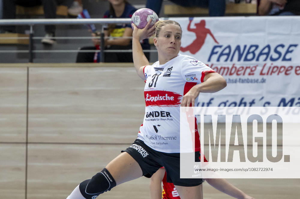 Alsco Women s Handball Bundesliga, 2026–2027 Season: SV Union Halle Neustadt vs. HSG Blomberg Lippe, Halle, Germany, September 9, 2026. Pictured: Alexia Hauf, Blomberg Halle Saale, SWH Arena, Saxony-Anhalt, Germany