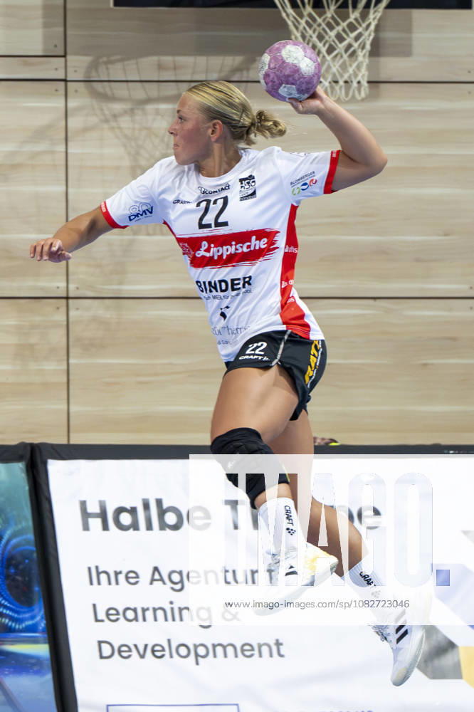 Alsco Women s Handball Bundesliga, 2026–2027 Season: SV Union Halle Neustadt vs. HSG Blomberg Lippe, Halle, Germany, September 9, 2026. Pictured: Judith Tietjen, Blomberg Halle Saale, SWH Arena, Saxony-Anhalt, Germany
