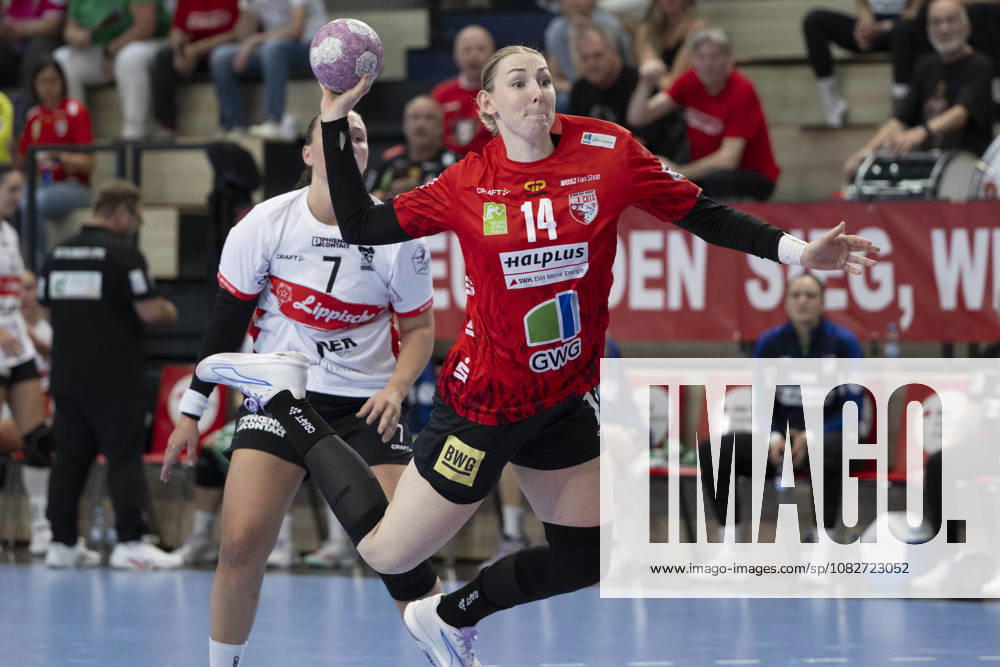 Alsco Women s Handball Bundesliga, 2026–2027 Season: SV Union Halle Neustadt vs. HSG Blomberg Lippe, Halle, Germany, September 9, 2026. Pictured: Tina Wagenlader, Halle, Halle Saale, SWH Arena, Saxony-Anhalt, Germany