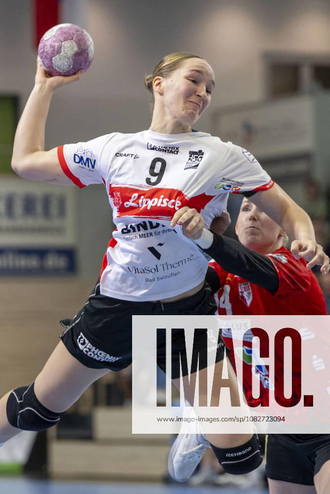 Alsco Women s Handball Bundesliga, 2026–2027 Season: SV Union Halle Neustadt vs. HSG Blomberg Lippe, Halle, Germany, September 9, 2026. Pictured: Nieke Kühne Kuehne, Blomberg, Halle Saale, SWH Arena, Saxony-Anhalt, Germany