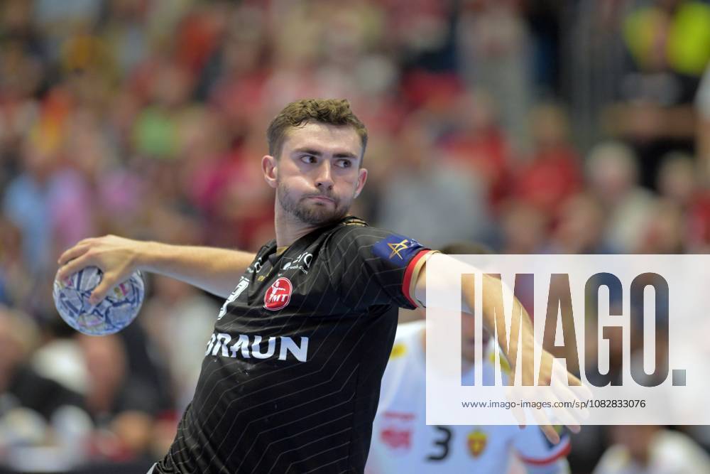 Florian Drosten of MT Melsungen 18 taking a shot, GER, MT Melsungen HC vs. Vardar Skopje 1961, MKD, Handball, Men s Champions League, Group Matches, 2026–2027 Season, September 10, 2026, GER, MT Melsungen HC Vardar Skopje, Handball, Men’s Champions League, Group Match, 2026–2027 Season, September 10, 2026, Kassel