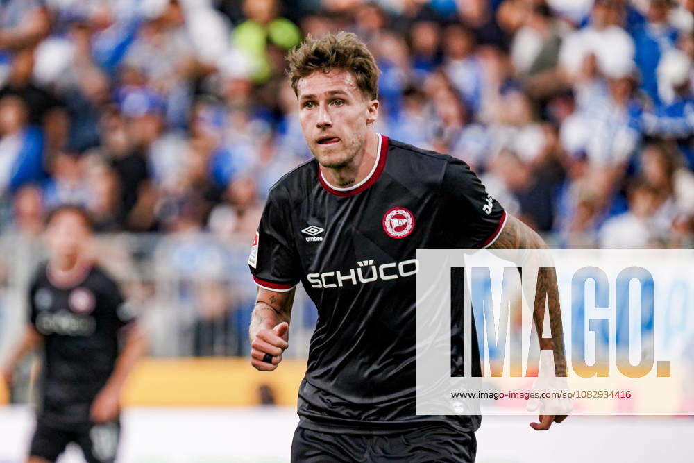 Germany Soccer Season 2026–2027, 2. Bundesliga, Matchday 5, SV Darmstadt 98 vs. Arminia Bielefeld, Merck Stadium at Böllenfalltor, Darmstadt, Joel Grodowski, Arminia Bielefeld, 11 facial expressions, emotions, Darmstadt, Merck Stadium at Böllenfalltor, Germany