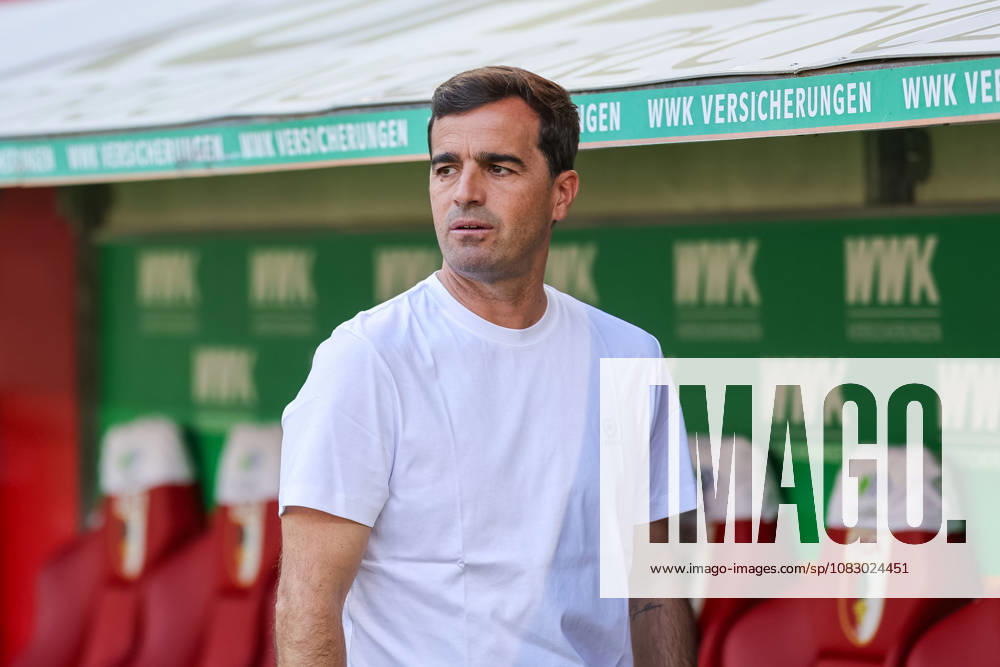 Carles Martinez, Bayer 04 Leverkusen Head Coach, pre-match, GER, FC Augsburg vs. Bayer 04 Leverkusen, Soccer, Bundesliga, Matchday 3, 2026–2027 Season, September 12, 2026, DFL and DFB regulations prohibit any use of photographs as image sequences and or quasi-video, GER, FC Augsburg vs. Bayer 04 Leverkusen, soccer, Bundesliga, Matchday 3, 2026–2027 season, September 12, 2026, Augsburg