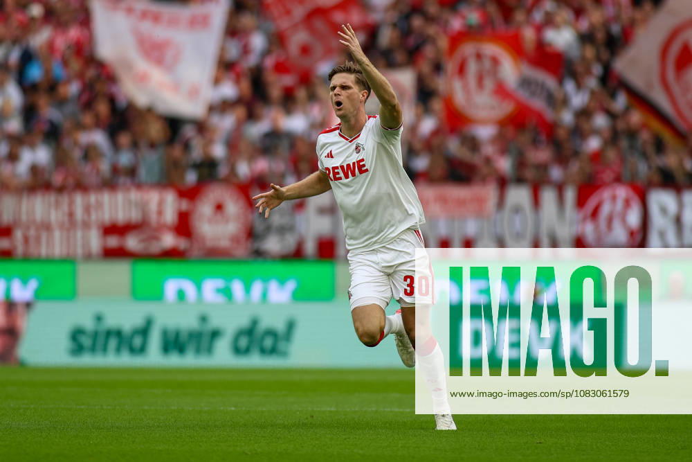 GER, Soccer, Men s, Bundesliga, 1. Bundesliga, 2026–2027 Season, 1. FC Köln vs. SV Werder Bremen, Marius Bülter (KOE) gesturing, gestures
