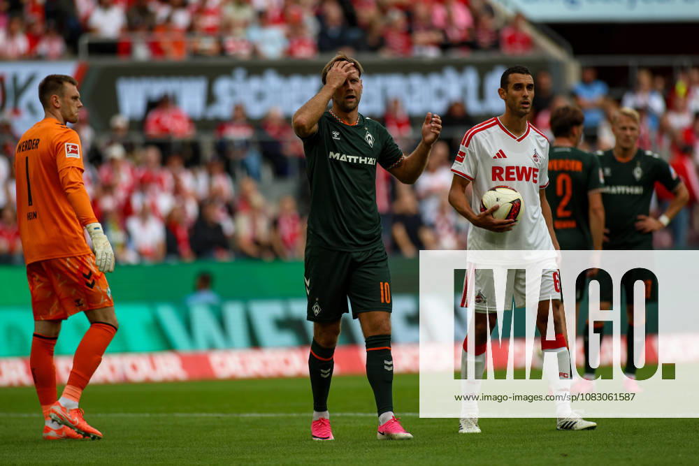 GER, Soccer, Men s, Bundesliga, 1. Bundesliga, 2026–2027 Season, 1. FC Köln vs. SV Werder Bremen, Niclas Füllkrug (SVW) gesturing, gestures