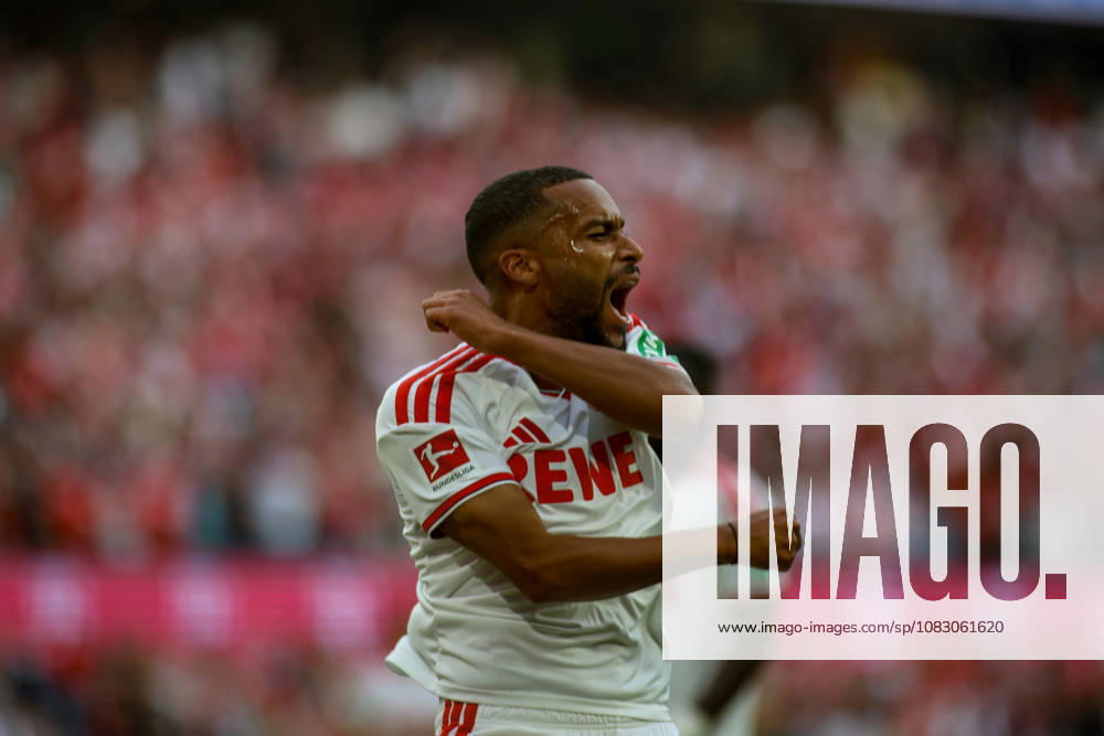 GER, Soccer, Men s, Bundesliga, 1. Bundesliga, 2026–2027 Season, 1. FC Köln vs. SV Werder Bremen, Linton Maina of 1. FC Köln celebrates his goal, which made the score 1–0