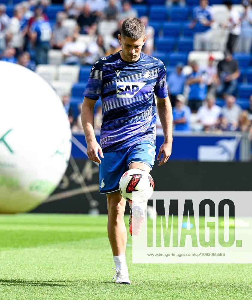 SNP Arena, Sinsheim, GER, 1. Bundesliga, TSG Hoffenheim vs. VfB Stuttgart, Andrej Kramaric, Hoffenheim. DFL regulations prohibit any use of photographs as image sequences and or quasi-video. Photo by Hasan Bratic, DeFodi Images