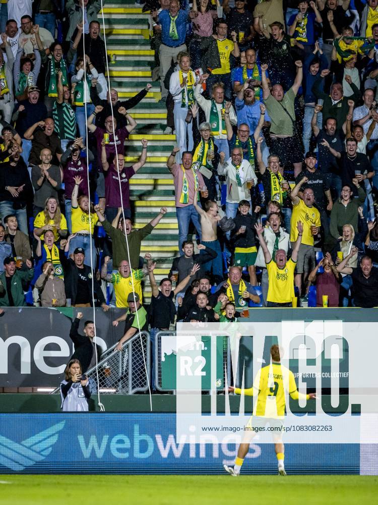 SITTARD - Anthony Descotte of Fortuna Sittard celebrates scoring the 1-1 during the Dutch Eredivisie match between Fortuna Sittard and Ajax at the Fortuna Sittard stadium on September 12, 2026, in Sittard, the Netherlands. MORITZ MUELLER ANP Eredivisie 2026 27 ANPxSportx IVx 568356512 originalFilename: 568356512